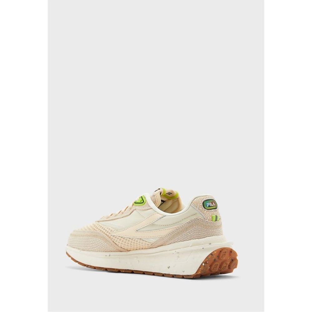 New FILA RENNO ECO Beige Sneakers Mesh Men’s Size 8,5/ womens 10 New - Picture 3 of 8